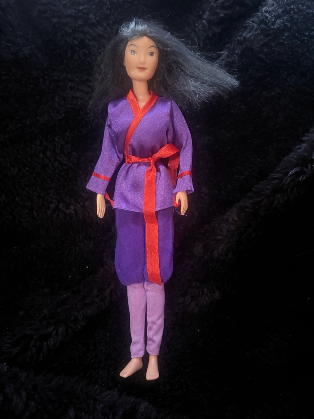 Disney Purple and Red Mulan Doll Outfit